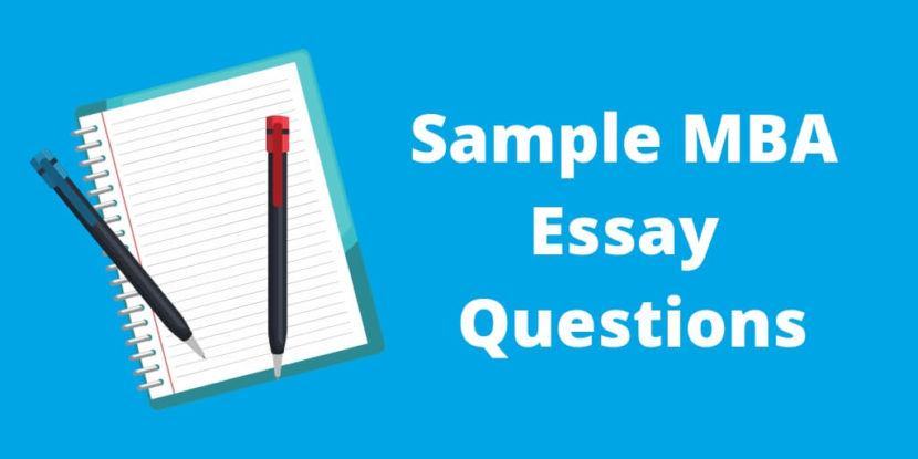 Sample MBA Essay Questions