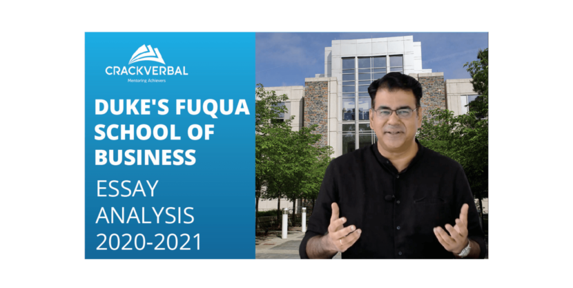 Duke’s Fuqua School of Business MBA Essay Analysis 2020-2021