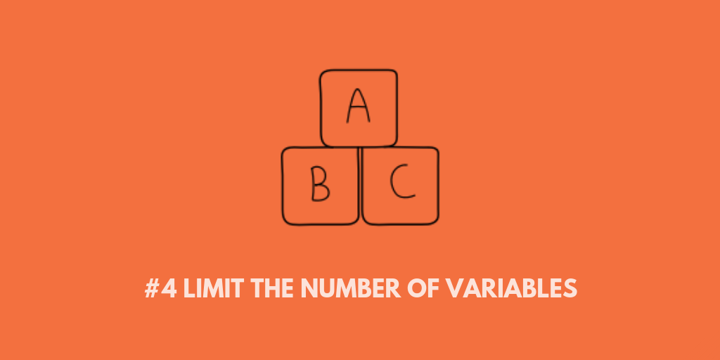number of variables