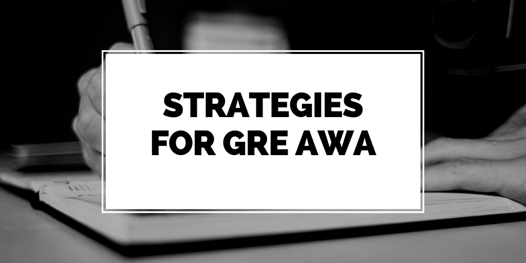 Strategies GRE AWA