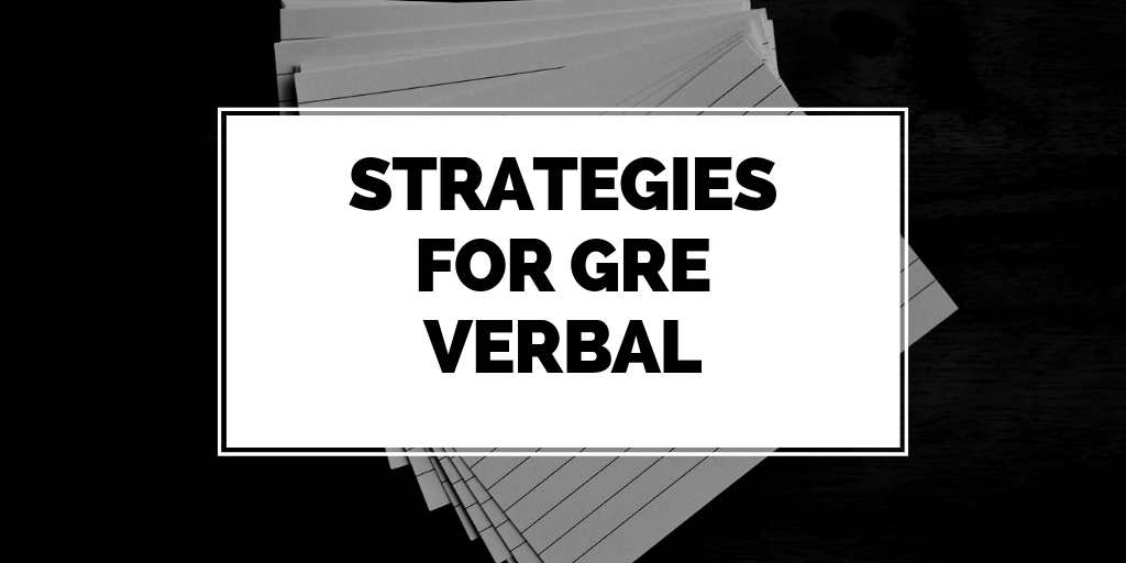 Strategies GRE Verbal