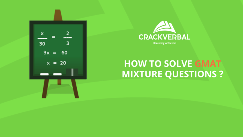 Solve GMAT Mixture questions