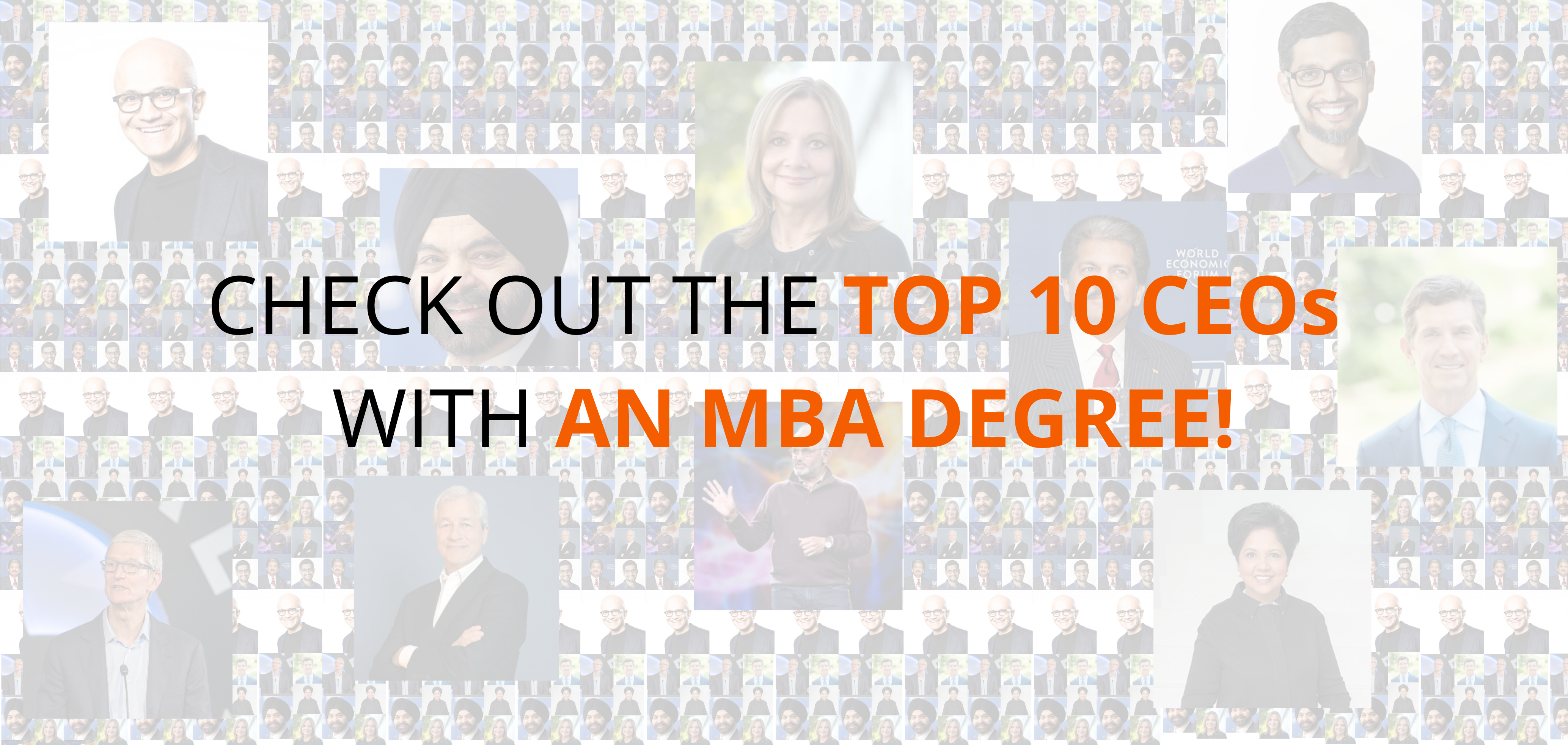 Top 10 CEOs with an MBA Degree