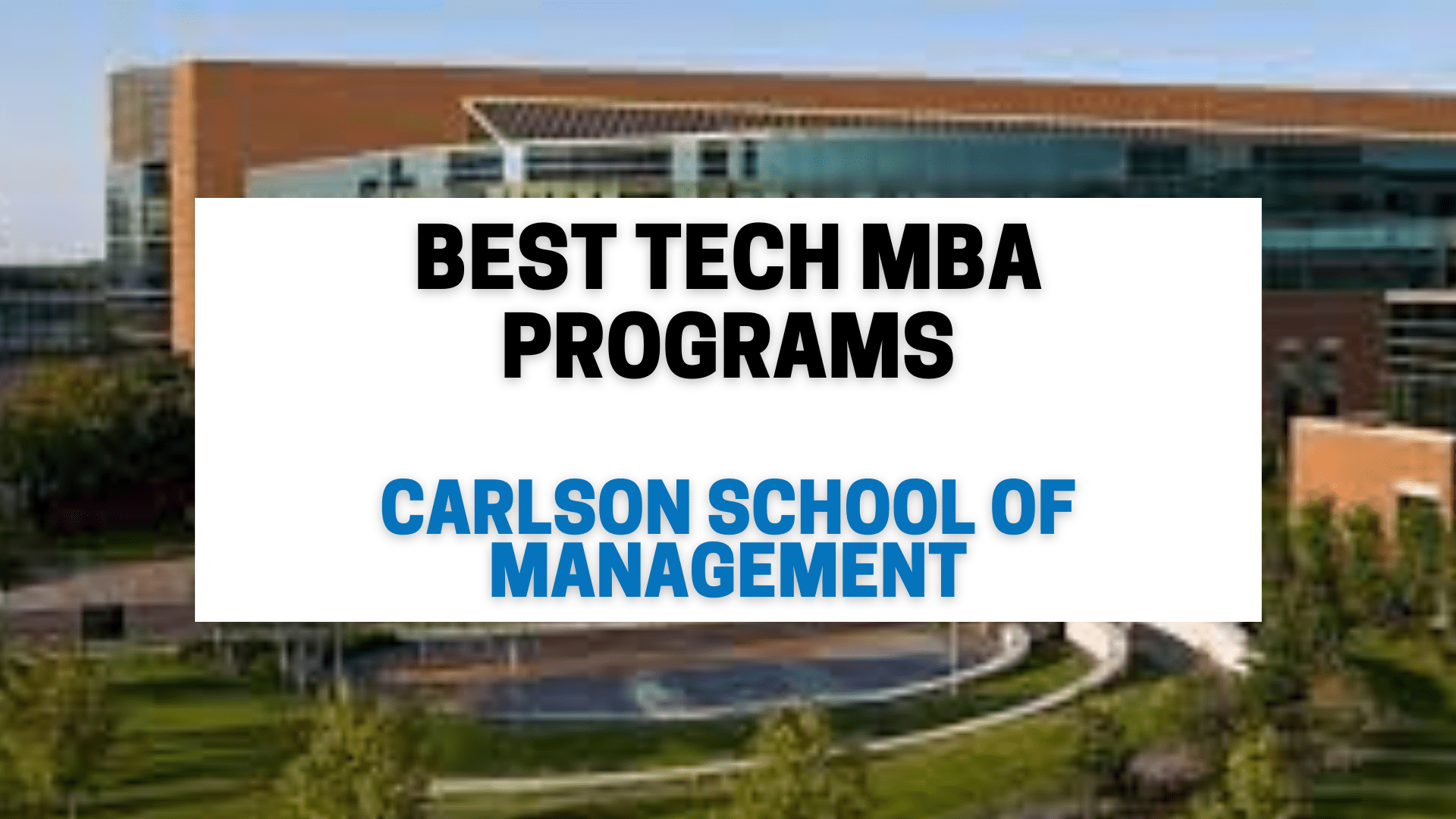 Top MBA institutes in the world