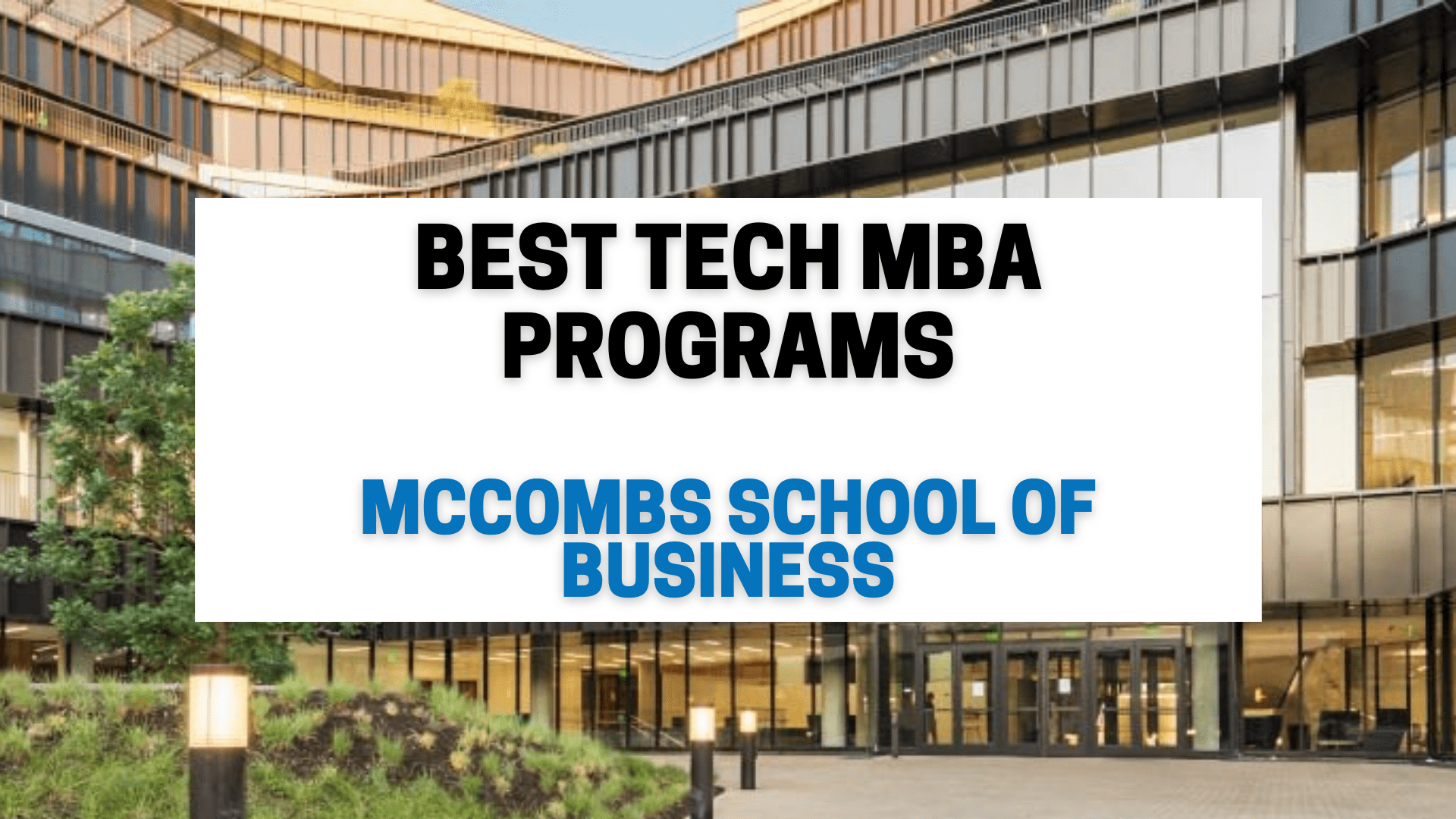 Top MBA institutes in the world